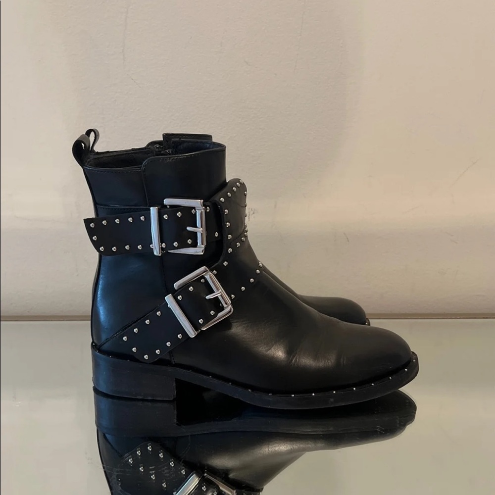 Charles David Combat Boots
